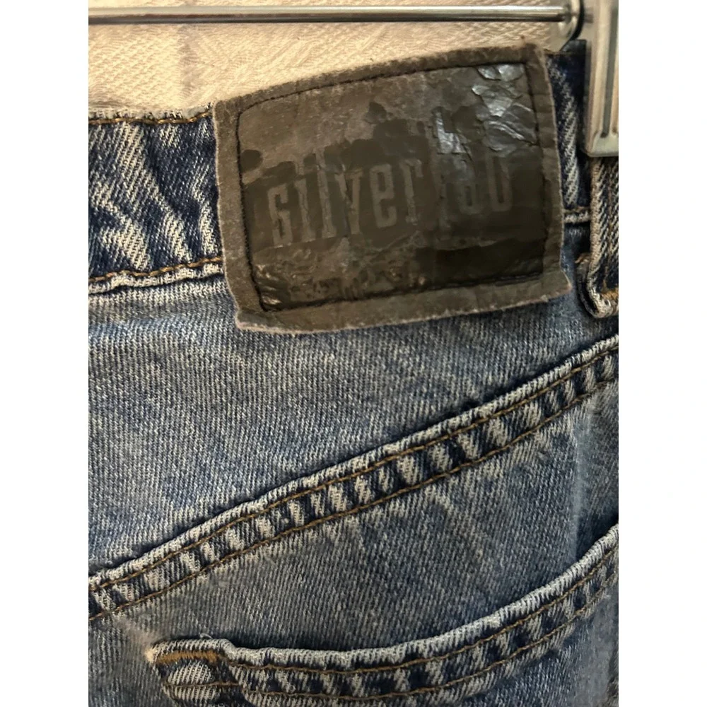 Vintage Levis SilverTab y2k Skater Loose Mens 31x32 Blue Denim Baggy Made in USA